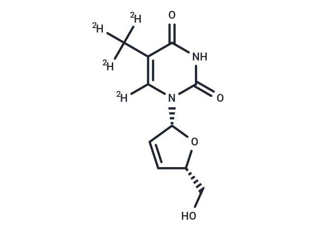 司他夫定-d4,Stavudine-α,α,α,6-d4