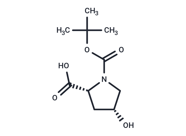 化合物 N-Boc-cis-4-Hydroxy-D-proline,N-Boc-cis-4-Hydroxy-D-proline