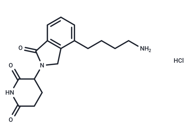 化合物 Lenalidomide-C4-NH2 hydrochloride,Lenalidomide-C4-NH2 hydrochloride