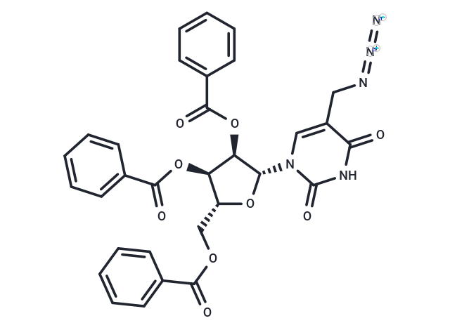 化合物 5-Azidomethyl-2’,3’,5’-tri-O-benzoyl uridine,5-Azidomethyl-2’,3’,5’-tri-O-benzoyl uridine