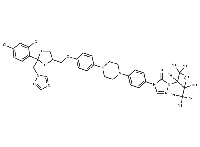 化合物 Hydroxy Itraconazole D8,Hydroxy Itraconazole D8