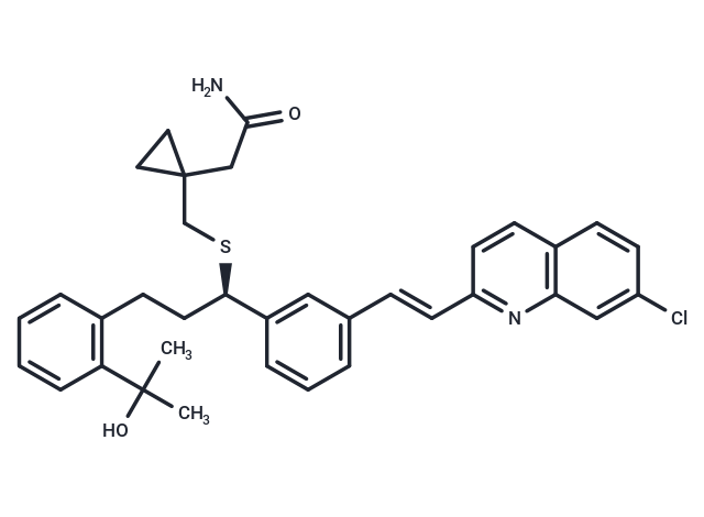 化合物 Montelukast cyclopropaneacetamide,Montelukast cyclopropaneacetamide