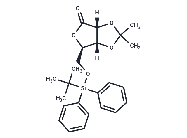 化合物 5-O-t-Butyldiphenyl ? silyl-2,3-O-isopropylidene-D-ribono-1,4-lactone,5-O-t-Butyldiphenyl ? silyl-2,3-O-isopropylidene-D-ribono-1,4-lactone