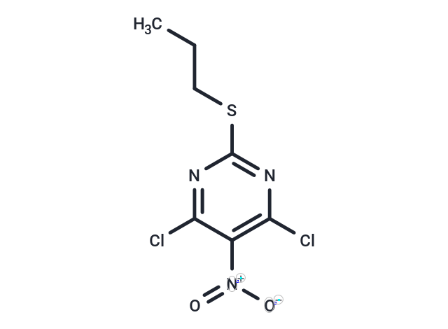 化合物 4,6-Dichloro-5-nitro-2-(propylthio)pyrimidine,4,6-Dichloro-5-nitro-2-(propylthio)pyrimidine