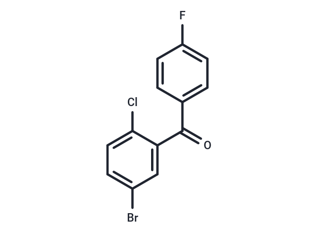 化合物 (5-Bromo-2-chlorophenyl)(4-fluorophenyl)methanone,(5-Bromo-2-chlorophenyl)(4-fluorophenyl)methanone