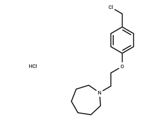 化合物 1-(2-(4-(Chloromethyl)phenoxy)ethyl)azepane hydrochloride,1-(2-(4-(Chloromethyl)phenoxy)ethyl)azepane hydrochloride