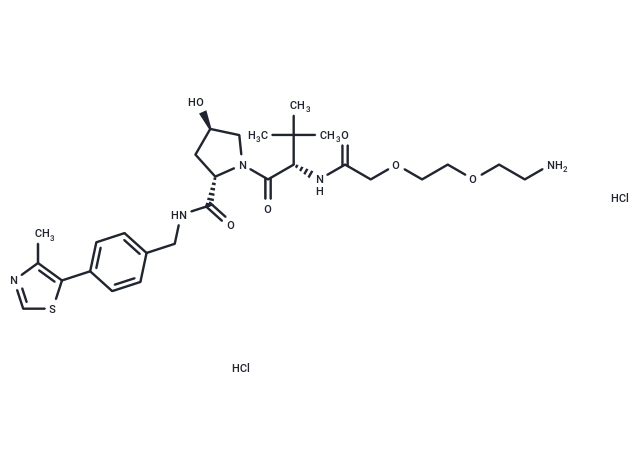 (S,R,S)-AHPC-PEG2-NH2二鹽酸鹽,(S,R,S)-AHPC-PEG2-NH2 dihydrochloride