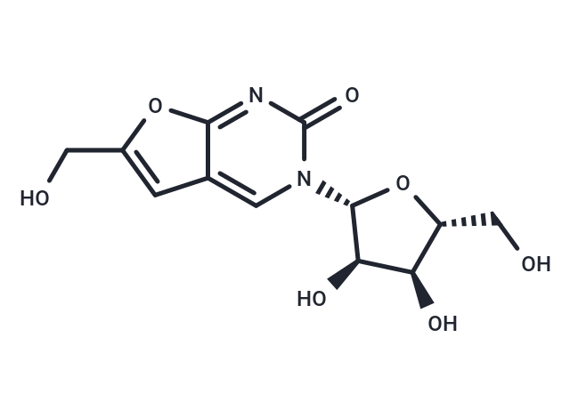 化合物 3-b-D-Ribofuranosyl-6-hydroxymethyl-furano[2,3-d]-pyrimidin-2-one,3-b-D-Ribofuranosyl-6-hydroxymethyl-furano[2,3-d]-pyrimidin-2-one