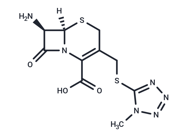 化合物 (6R,7R)-7-Amino-3-(((1-methyl-1H-tetrazol-5-yl)thio)methyl)-8-oxo-5-thia-1-azabicyclo[4.2.0]oct-2-ene-2-carboxylic acid,7-TMCA