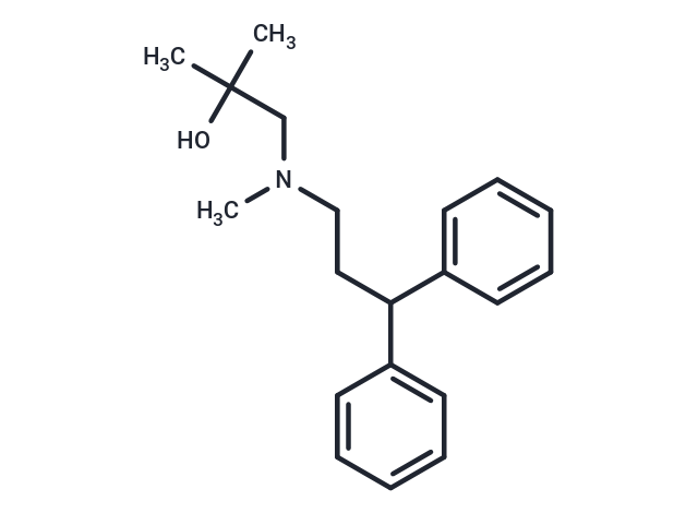 化合物 1-(3,3-Diphenyl-N-methylpropylamino)-2-methyl-2-propanol,1-(3,3-Diphenyl-N-methylpropylamino)-2-methyl-2-propanol