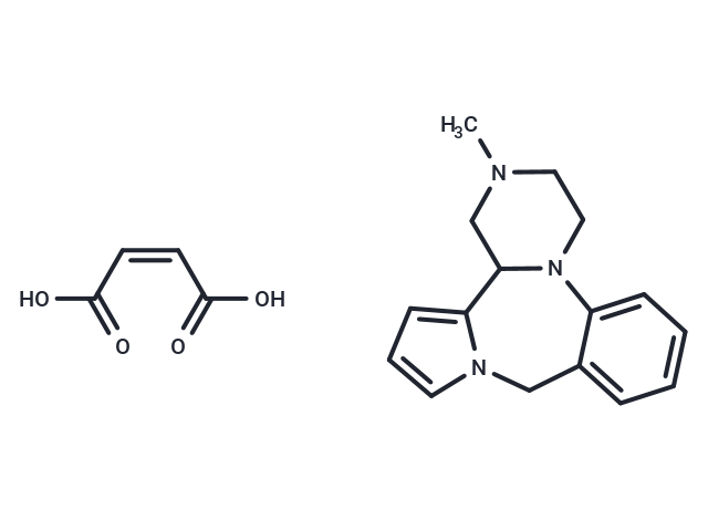 化合物 Aptazapine maleate,Aptazapine maleate