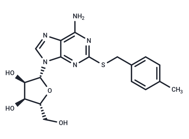 化合物 2-(4-Methylbenzyl)thioadenosine,2-(4-Methylbenzyl)thioadenosine