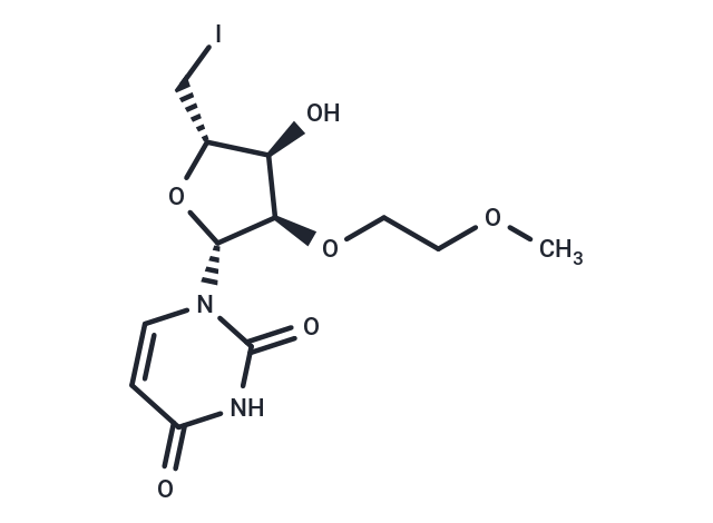 化合物 5’-Deoxy-5’-iodo-2’-O-(2-methoxyethyl)uridine,5’-Deoxy-5’-iodo-2’-O-(2-methoxyethyl)uridine