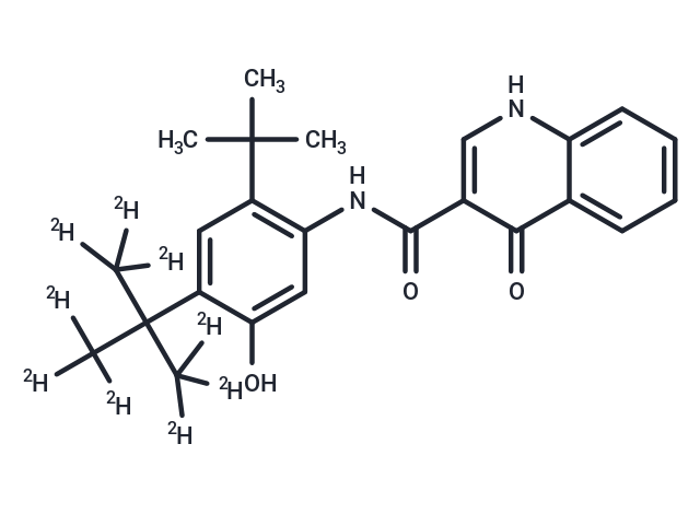 化合物 Ivacaftor-D9,Ivacaftor-D9