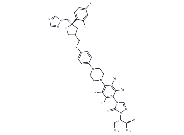 化合物 Posaconazole-D4,Posaconazole-D4