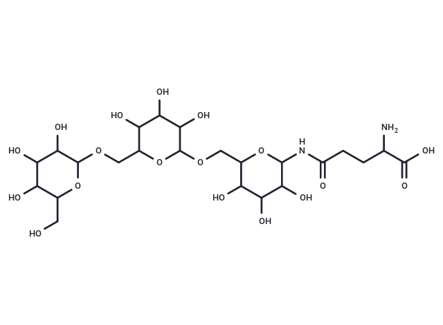 化合物 Glycotriosyl glutamine,Glycotriosyl glutamine