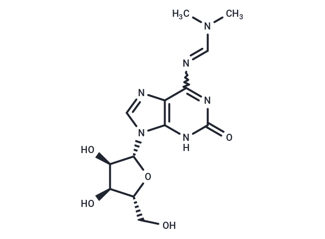 化合物 N6-Dimethylaminomethylidene isoguanosine,N6-Dimethylaminomethylidene isoguanosine