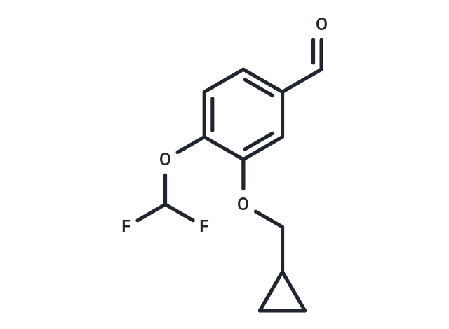 化合物 3-(Cyclopropylmethoxy)-4-(difluoromethoxy)benzaldehyde,3-(Cyclopropylmethoxy)-4-(difluoromethoxy)benzaldehyde