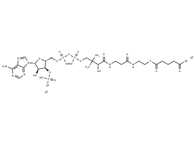 化合物 Glutaryl coenzyme A lithium,Glutaryl coenzyme A lithium