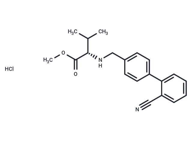 化合物 Methyl ((2'-cyano-[1,1'-biphenyl]-4-yl)methyl)-L-valinate hydrochloride,Methyl ((2'-cyano-[1,1'-biphenyl]-4-yl)methyl)-L-valinate hydrochloride