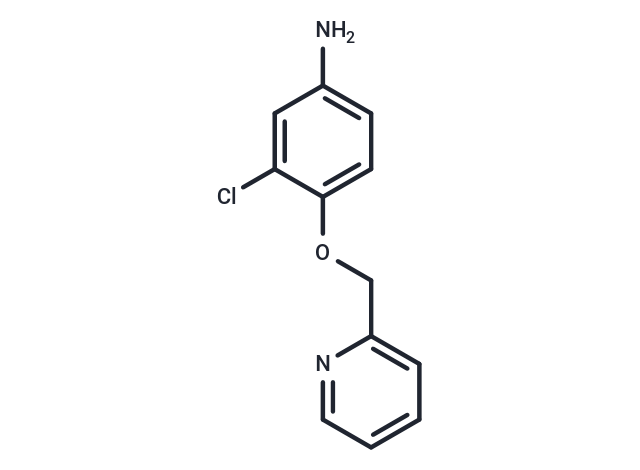 化合物 3-Chloro-4-(pyridin-2-ylmethoxy)aniline,3-Chloro-4-(pyridin-2-ylmethoxy)aniline