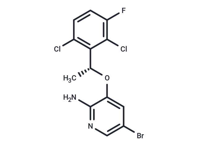 化合物 (R)-5-Bromo-3-(1-(2,6-dichloro-3-fluorophenyl)ethoxy)pyridin-2-amine,(R)-5-Bromo-3-(1-(2,6-dichloro-3-fluorophenyl)ethoxy)pyridin-2-amine