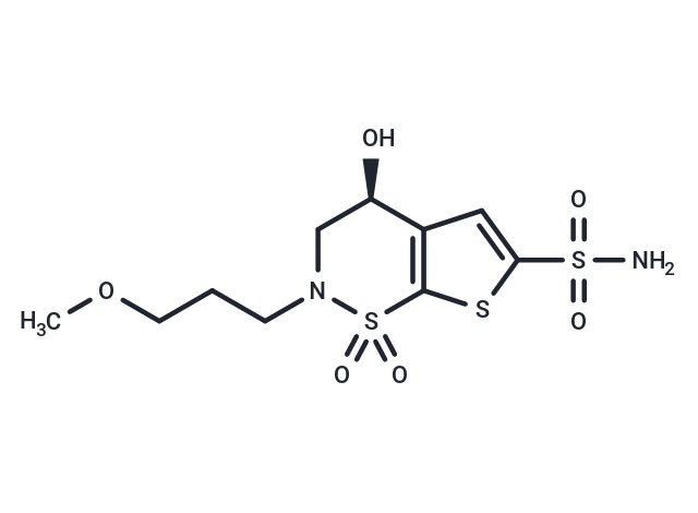 化合物 (S)-4-Hydroxy-2-(3-methoxypropyl)-3,4-dihydro-2H-thieno[3,2-e][1,2]thiazine-6-sulfonamide 1,1-dioxide,(S)-4-Hydroxy-2-(3-methoxypropyl)-3,4-dihydro-2H-thieno[3,2-e][1,2]thiazine-6-sulfonamide 1,1-dioxide