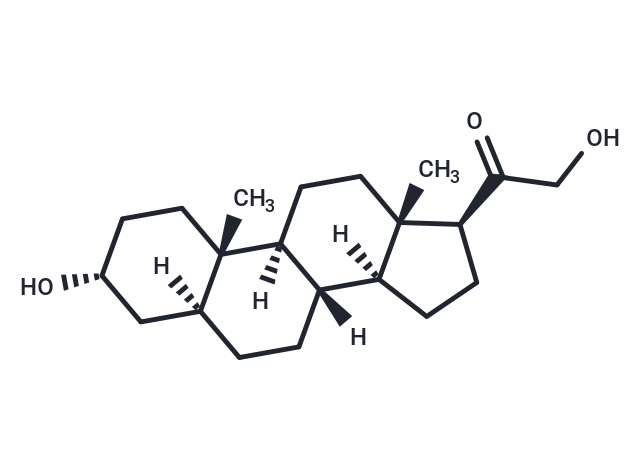 化合物 3α,21-Dihydroxy-5α-pregnan-20-one,3α,21-Dihydroxy-5α-pregnan-20-one