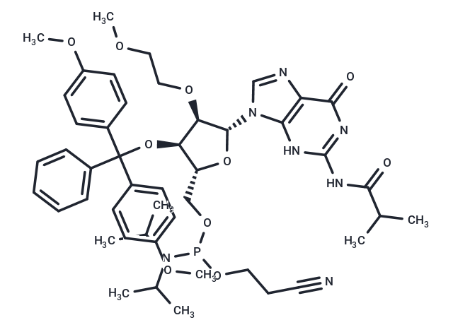 化合物 Rev 2’-O-MOE-G(iBu)-5’-amidite,Rev 2’-O-MOE-G(iBu)-5’-amidite