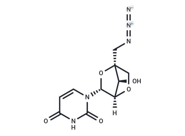 化合物 5’-Azido-5’-deoxy-2’-O,4’-C-methyleneuridine,5’-Azido-5’-deoxy-2’-O,4’-C-methyleneuridine