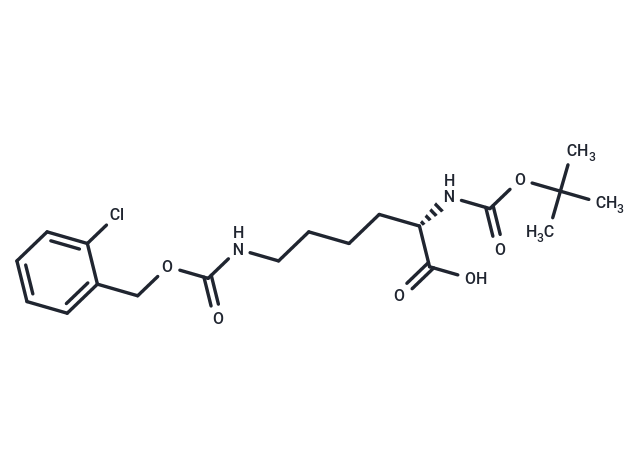 化合物 Boc-Lys(2-Cl-Z)-OH,Boc-Lys(2-Cl-Z)-OH