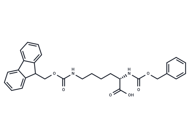 化合物 (S)-6-((((9H-Fluoren-9-yl)methoxy)carbonyl)amino)-2-(((benzyloxy)carbonyl)amino)hexanoic acid,(S)-6-((((9H-Fluoren-9-yl)methoxy)carbonyl)amino)-2-(((benzyloxy)carbonyl)amino)hexanoic acid