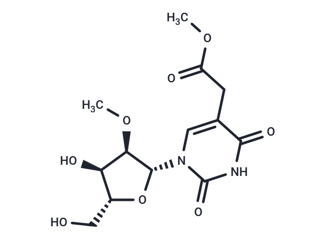 化合物 5-(Methoxycarbonyl)methyl-2’-O-Methyl uridine (2-OMe-MCM5U),5-Methoxycarbonylmethyl-2'-O-methyluridine