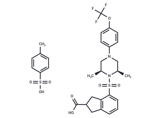 化合物 KD3010 tosylate,KD3010 tosylate