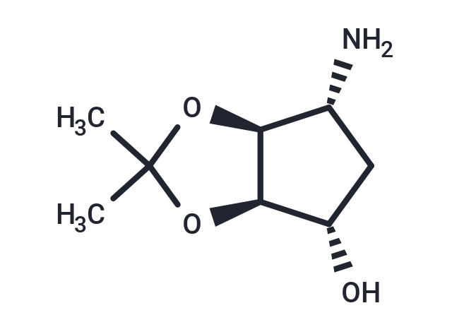 化合物 (3aR,4S,6R,6aS)-6-Amino-2,2-dimethyltetrahydro-3aH-cyclopenta[d][1,3]dioxol-4-ol,(3aR,4S,6R,6aS)-6-Amino-2,2-dimethyltetrahydro-3aH-cyclopenta[d][1,3]dioxol-4-ol