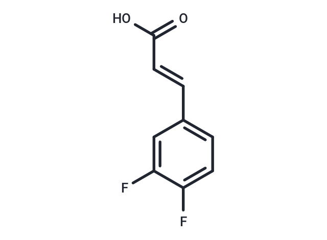 化合物 trans-3,4-Difluorocinnamic acid,trans-3,4-Difluorocinnamic acid