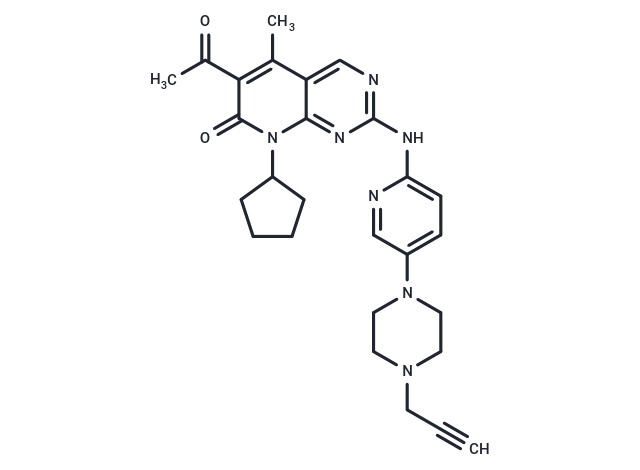 化合物 Palbociclib-propargyl,Palbociclib-propargyl