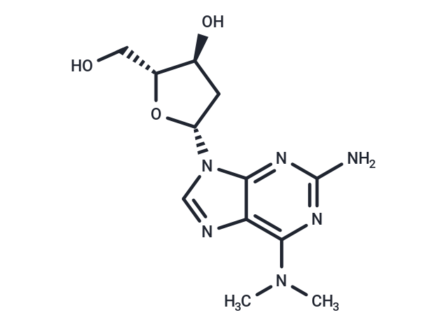 化合物 2-Amino-2’-deoxy-N6,N6-dimethyl-2’-adenosine,2-Amino-2’-deoxy-N6,N6-dimethyl-2’-adenosine