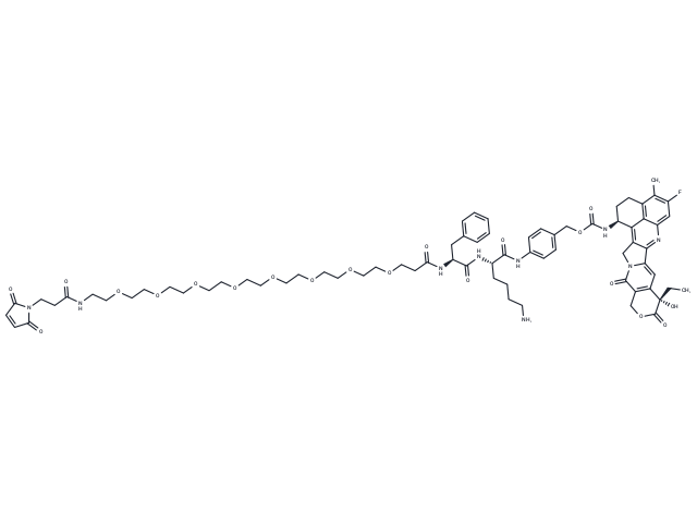 化合物 Mal-PEG8-Phe-Lys-PAB-Exatecan,Mal-PEG8-Phe-Lys-PAB-Exatecan