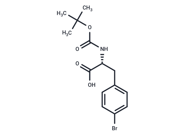 化合物 Boc-D-Phe(4-Br)-OH,Boc-D-Phe(4-Br)-OH