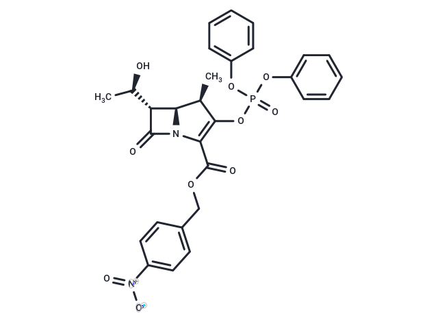 化合物 (4R,5R,6S)-4-Nitrobenzyl 3-((diphenoxyphosphoryl)oxy)-6-((R)-1-hydroxyethyl)-4-methyl-7-oxo-1-azabicyclo[3.2.0]hept-2-ene-2-carboxylate,(4R,5R,6S)-4-Nitrobenzyl 3-((diphenoxyphosphoryl)oxy)-6-((R)-1-hydroxyethyl)-4-methyl-7-oxo-1-azabicyclo[3.2.0]hept-2-ene-2-carboxylate