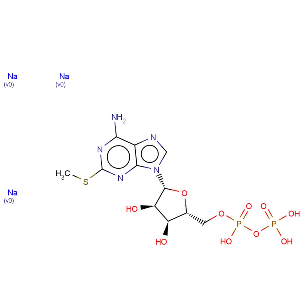 化合物 2-Methylthioadenosine diphosphate trisodium,2-Methylthioadenosine diphosphate trisodium