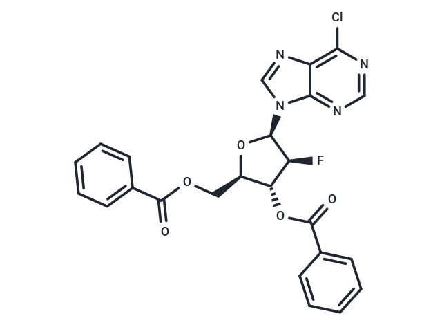 化合物 6-Chloropurine -9-beta-D-(3’,5’-di-O-benzoyl-2’-deoxy-2’-fluoro)arabinoriboside,6-Chloropurine -9-beta-D-(3’,5’-di-O-benzoyl-2’-deoxy-2’-fluoro)arabinoriboside