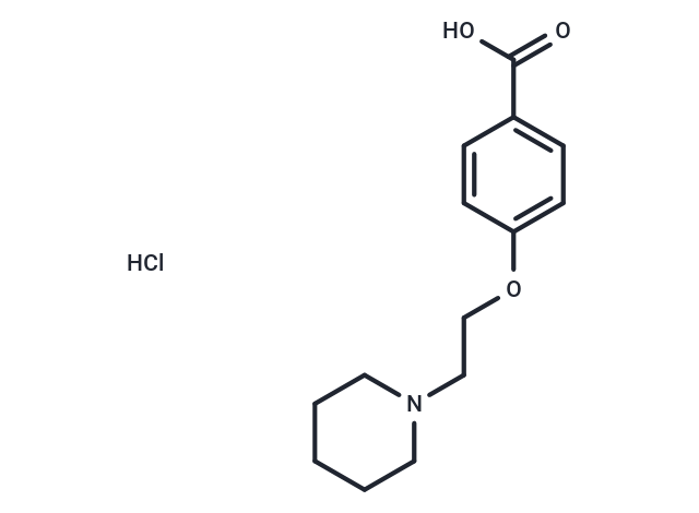 化合物 4-[2-(1-Piperidyl)ethoxy]benzoic Acid Hydrochloride,4-[2-(1-Piperidyl)ethoxy]benzoic Acid Hydrochloride