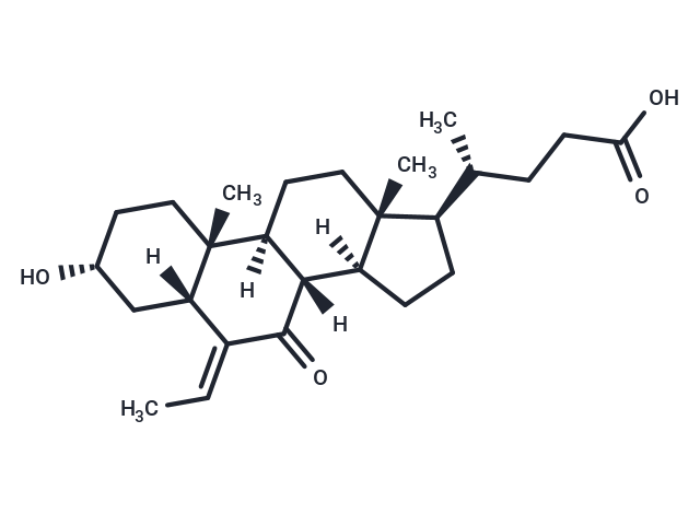 化合物 (R)-4-((3R,5R,8S,9S,10R,13R,14S,17R,E)-6-Ethylidene-3-hydroxy-10,13-dimethyl-7-oxohexadecahydro-1H-cyclopenta[a]phenanthren-17-yl)pentanoic acid,(R)-4-((3R,5R,8S,9S,10R,13R,14S,17R,E)-6-Ethylidene-3-hydroxy-10,13-dimethyl-7-oxohexadecahydro-1H-cyclopenta[a]phenanthren-17-yl)pentanoic acid