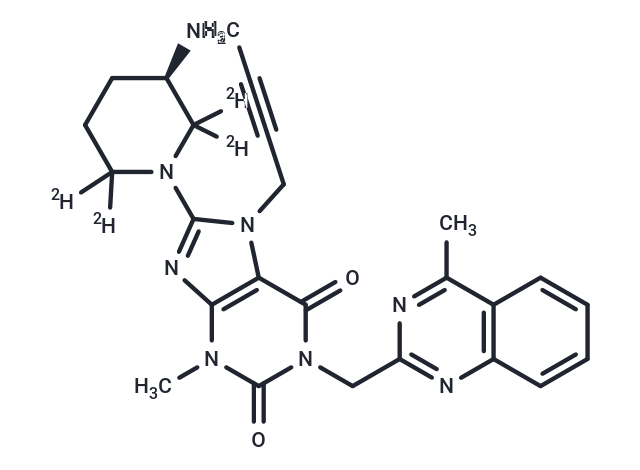 化合物 Linagliptin-d4,Linagliptin-d4