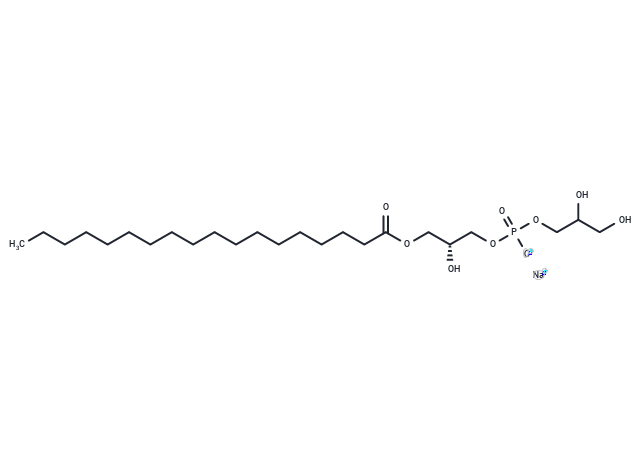 化合物 1-Stearoyl-2-hydroxy-sn-glycero-3-PG sodium,1-Stearoyl-2-hydroxy-sn-glycero-3-PG sodium