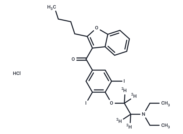 鹽酸胺碘酮-d4,Amiodarone-d4 HCl