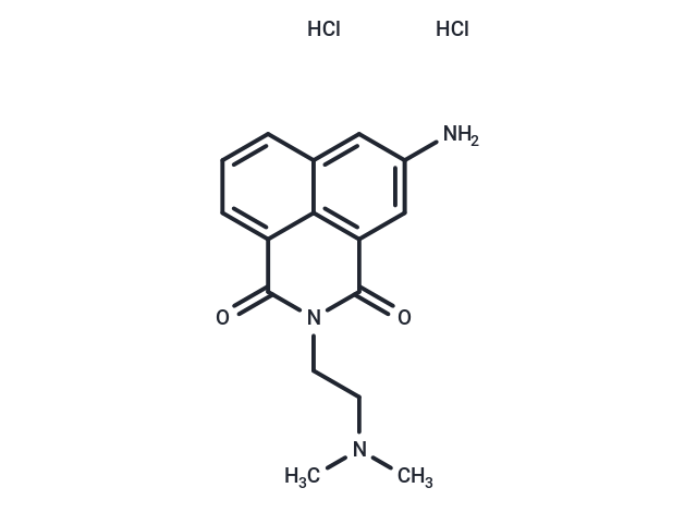 化合物 Amonafide dihydrochloride,Amonafide dihydrochloride