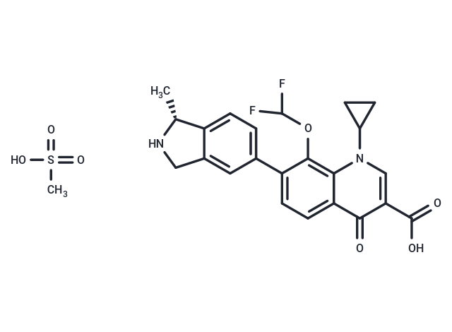 化合物 Garenoxacin mesylate,Garenoxacin mesylate